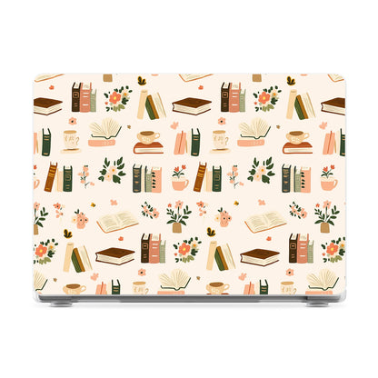 Cozy Fiction | Books & Blooms Laptop Shell