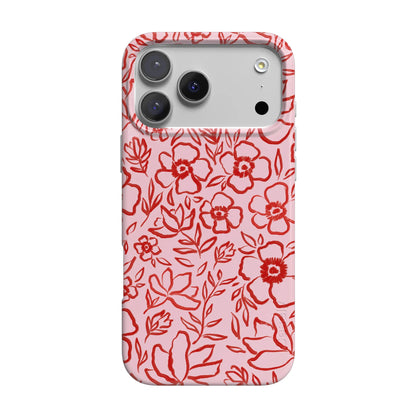 Blush Garden | Floral Doodle Case