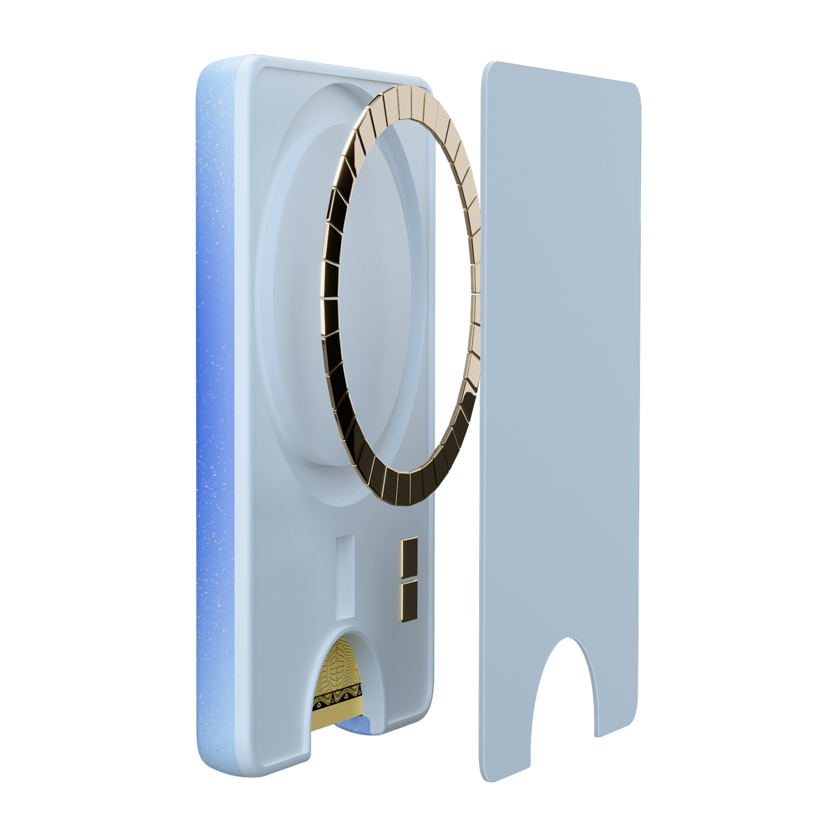 Cobalt Clarity | Blue Aura MagWallet