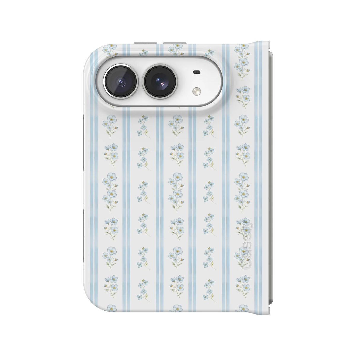 Cottage Stripe | Blue Floral Case