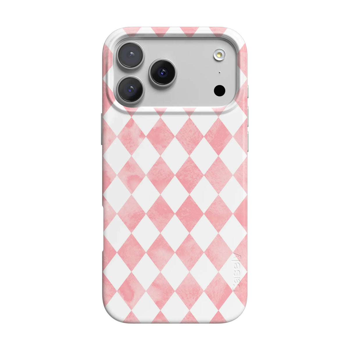 Queen of Diamonds | Pink Watercolor Case