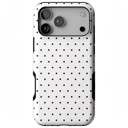 On the Dot | Black Polka Dot Case