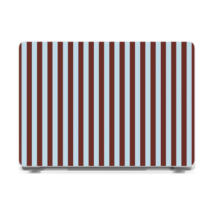 Sunday in Brooklyn | Blue Stripes Laptop Shell