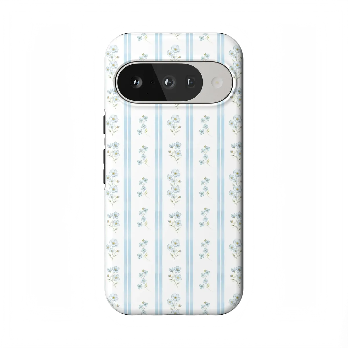 Cottage Stripe | Blue Floral Case