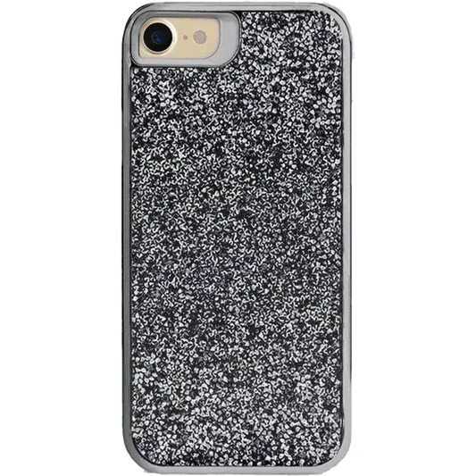 All That Glitter | Charcoal Silver Crystal Case