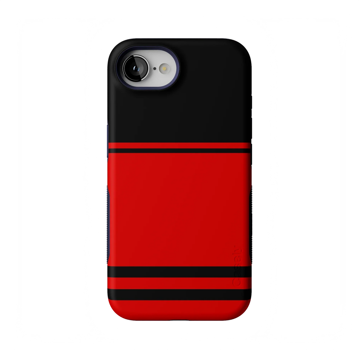 Storm Warning | Black & Red Stripes Case