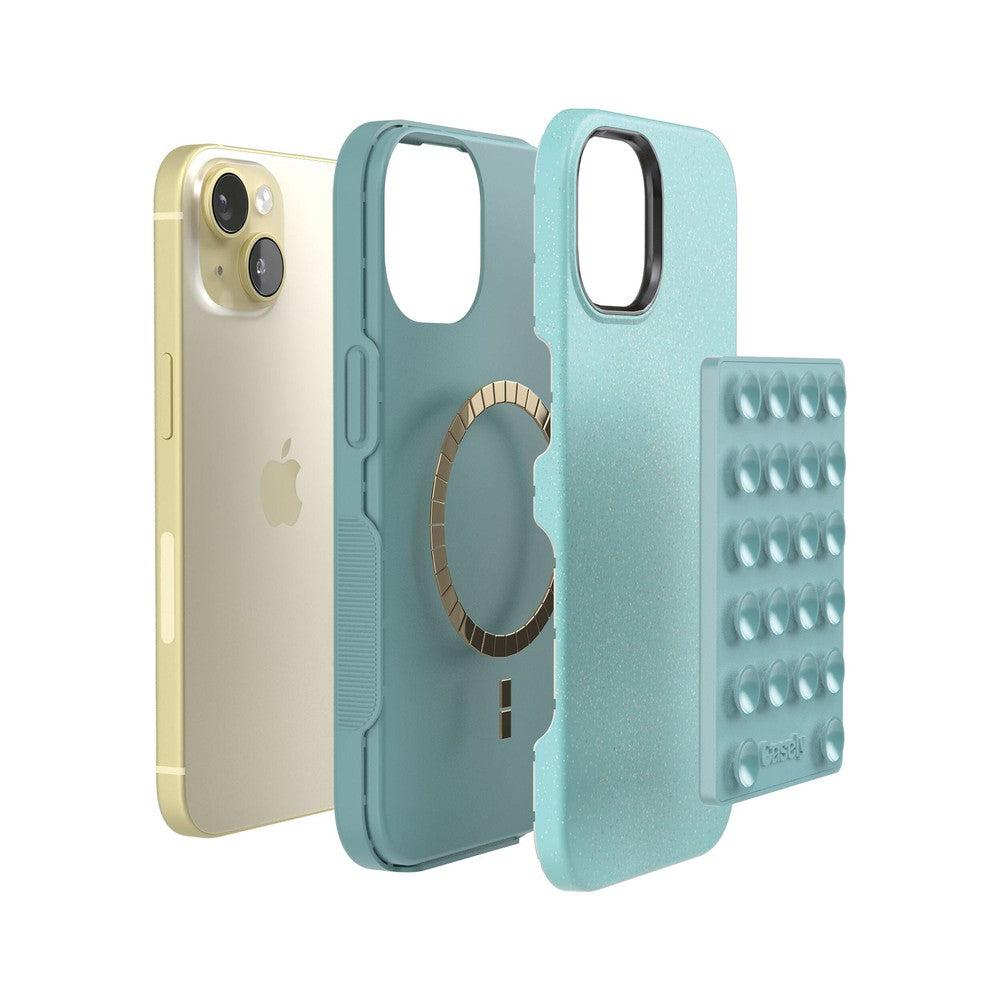 Aquamarine | Ocean Blue Shimmer Grippy