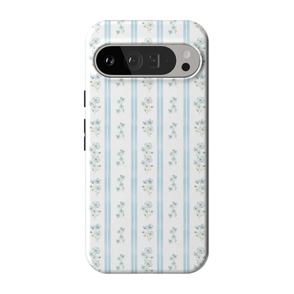 Cottage Stripe | Blue Floral Case