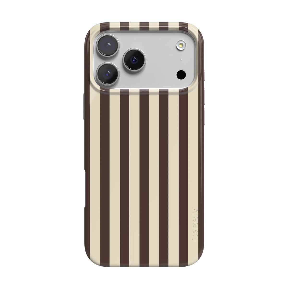 S'more Stripes | Brown Striped Case