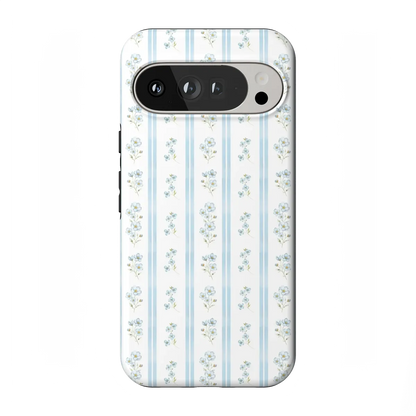 Cottage Stripe | Blue Floral Case