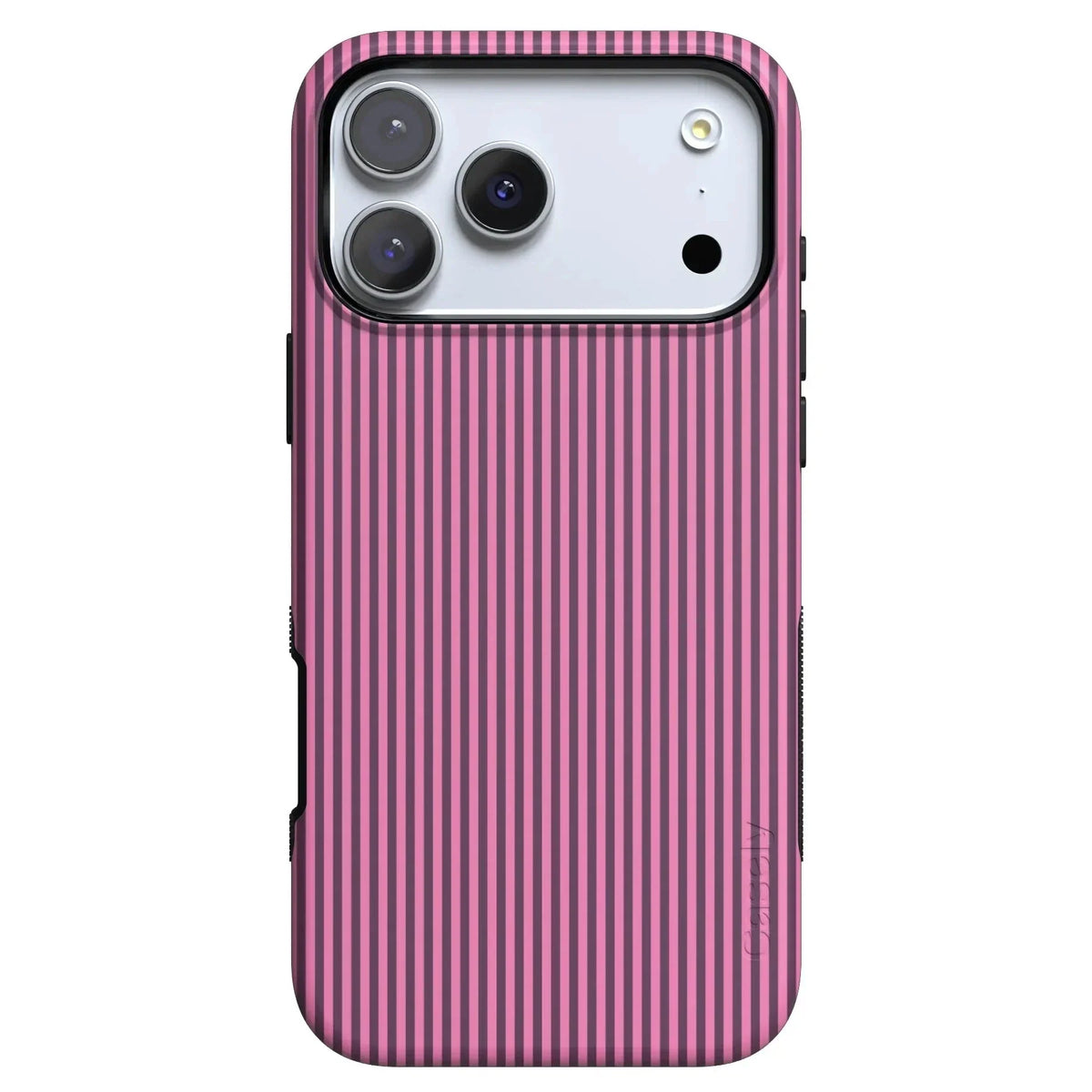 Stripes and the City | Pink & Purple Pinstripe Case
