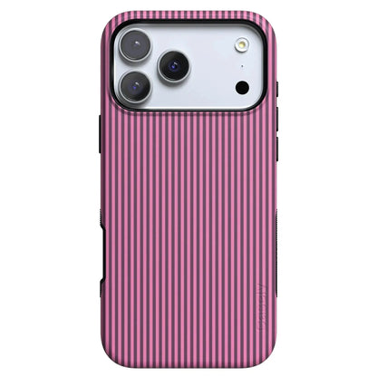 Stripes and the City | Pink & Purple Pinstripe Case