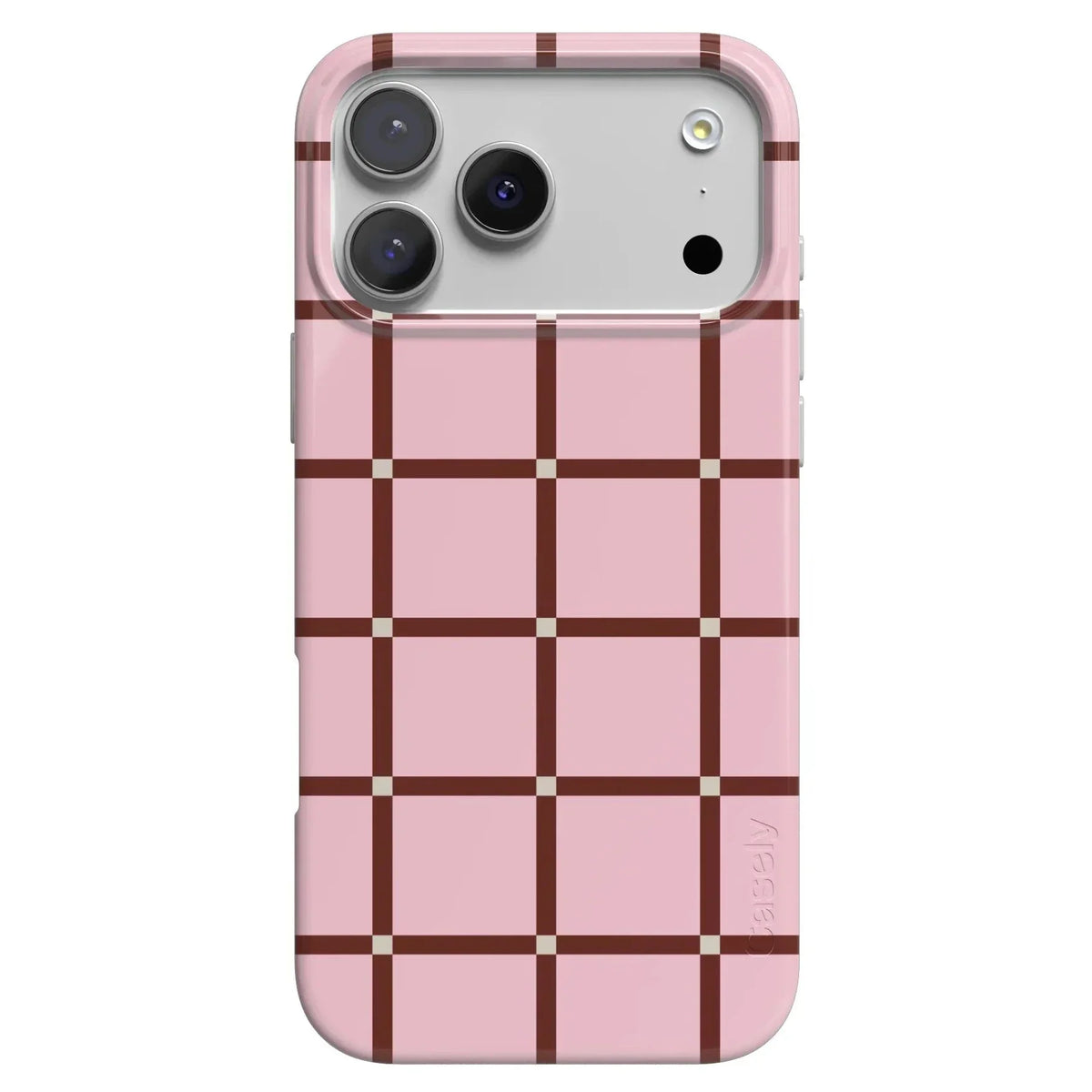Uptown Gridlock | Pink Checkerboard Case