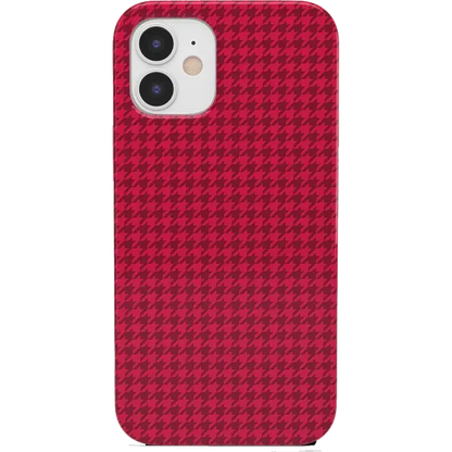 Best Dressed | Red Houndstooth Case