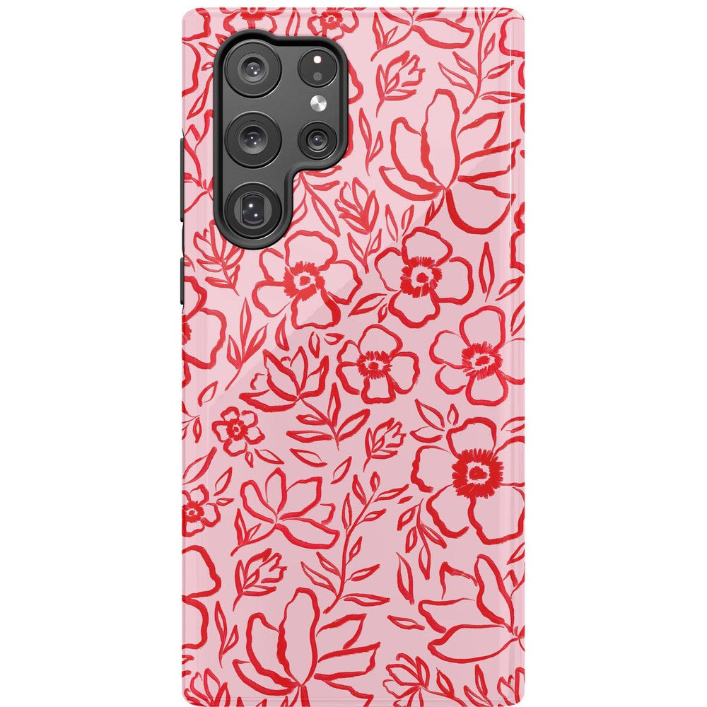 Blush Garden | Floral Doodle Case