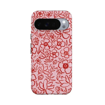 Blush Garden | Floral Doodle Case