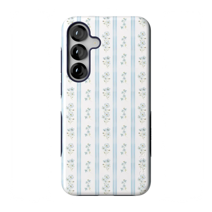Cottage Stripe | Blue Floral Case