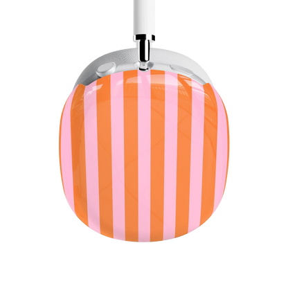 Perfect Stripes | Orange & Pink Stripes AirPods Max Case