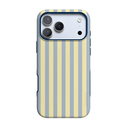 Coastline Stripes | Blue & Yellow Case
