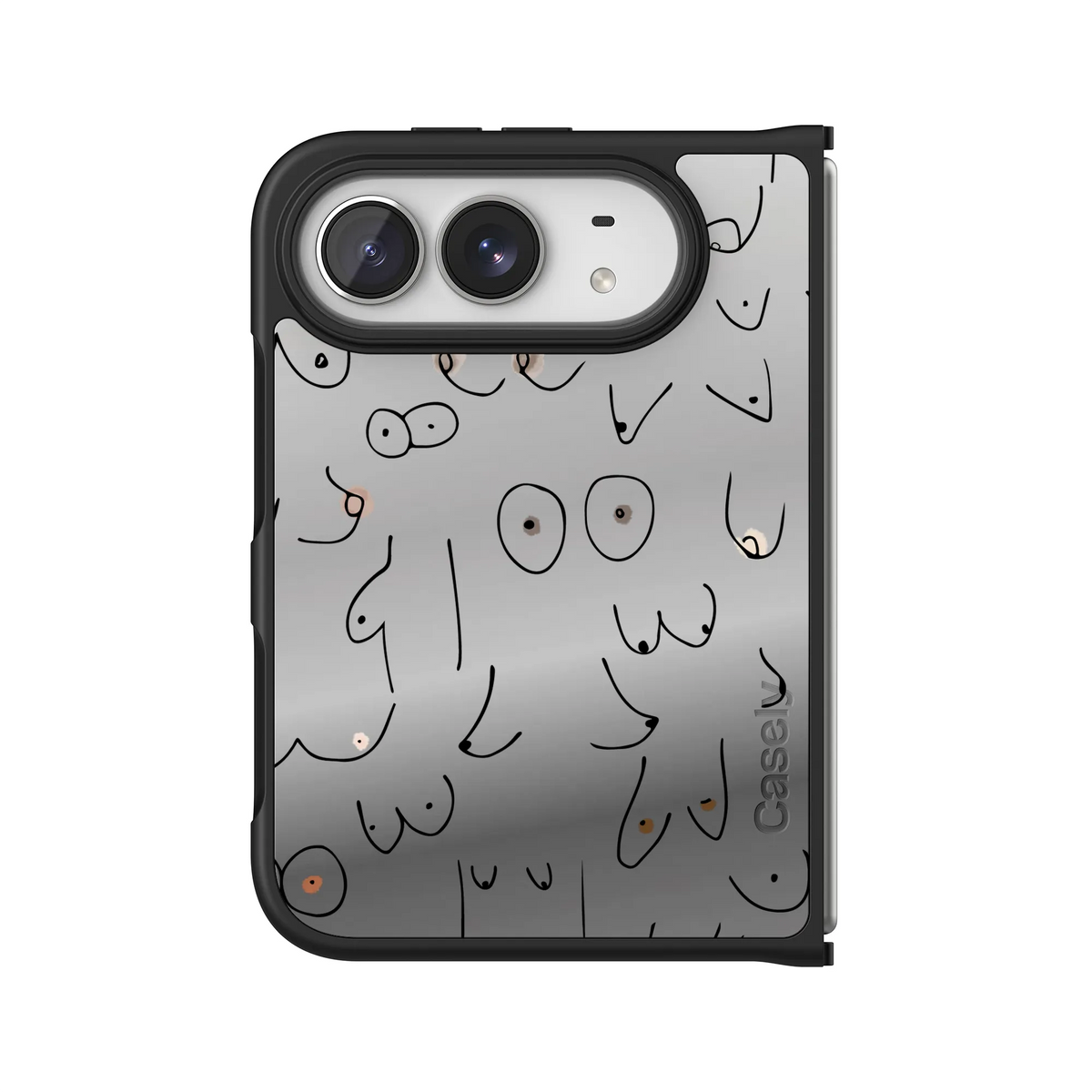 I'm With Her | Black & White Boobs Case