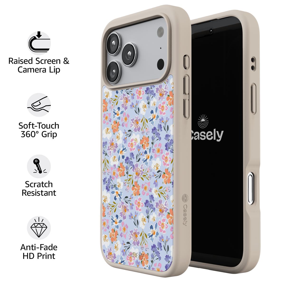 Poppy Meadows | Pastel Floral Case