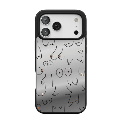 I'm With Her | Black & White Boobs Case