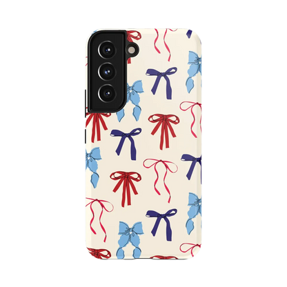 American Girlie | Red White & Blue Bows Case
