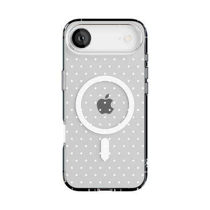 On the Dot | White Polka Dot Case