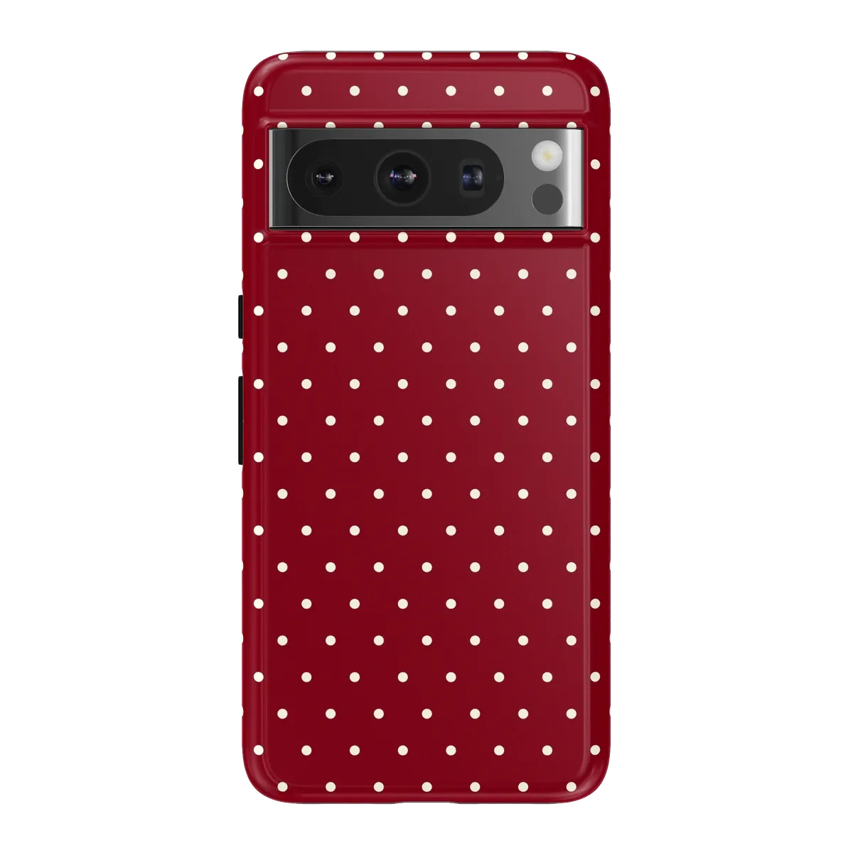 On the Dot | Maroon Polka Dot Case