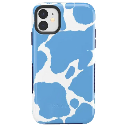 Current MOOd | Light Blue Cow Print Case