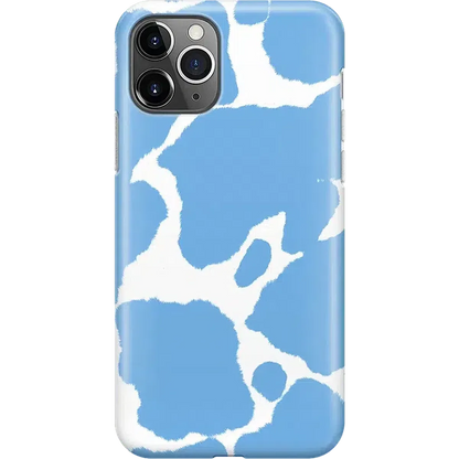 Current MOOd | Light Blue Cow Print Case