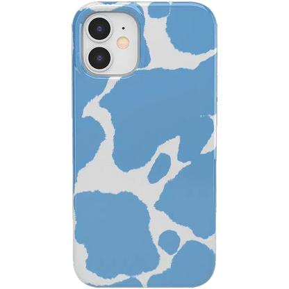 Current MOOd | Light Blue Cow Print Case