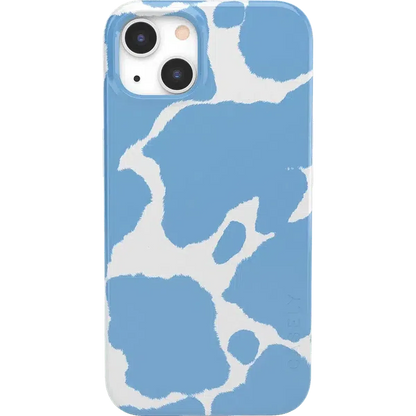 Current MOOd | Light Blue Cow Print Case