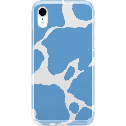 Current MOOd | Light Blue Cow Print Case