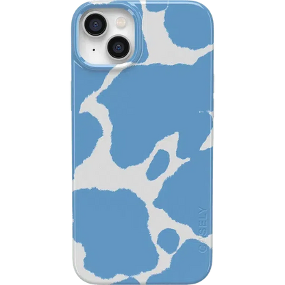 Current MOOd | Light Blue Cow Print Case