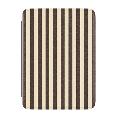 S'more Stripes | Brown Striped Kindle Case
