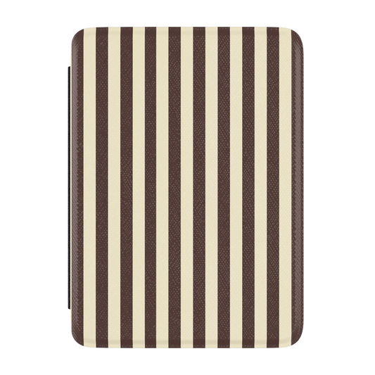 S'more Stripes | Brown Striped Kindle Case