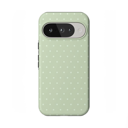 On the Dot | Green Polka Dot Case