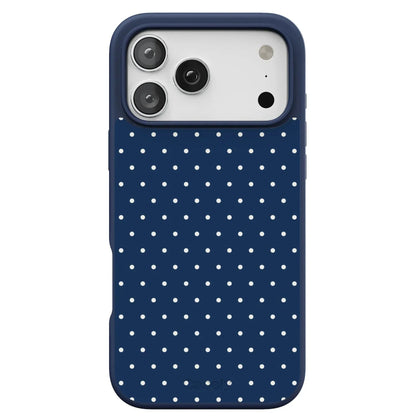 On the Dot | Navy Polka Dot Case