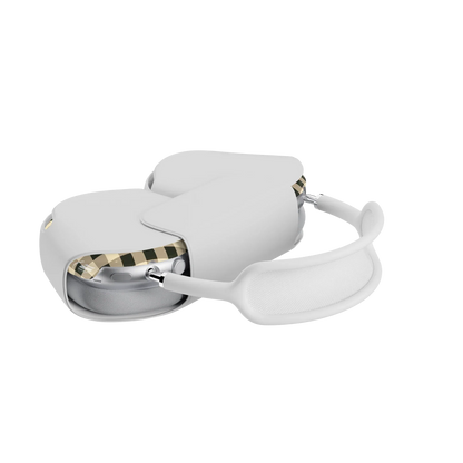 Cedar Lane | Black & Cream Gingham AirPods Max Case