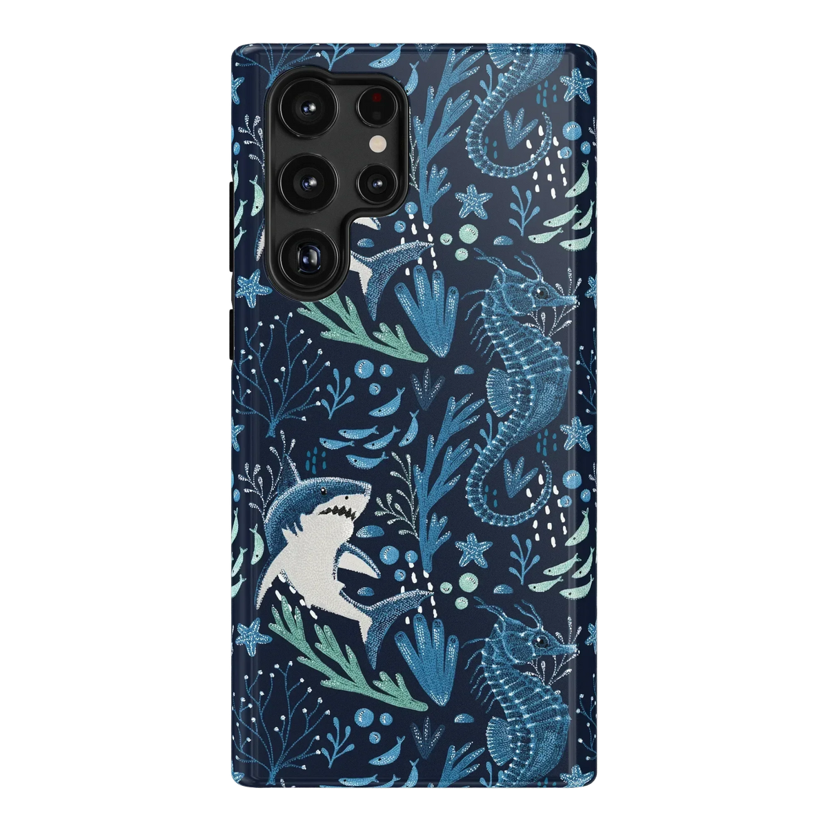 Midnight Reef | Shark Print Case