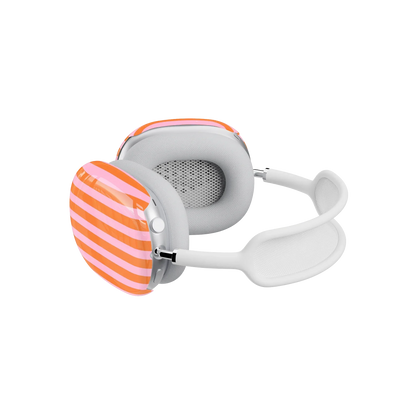 Perfect Stripes | Orange & Pink Stripes AirPods Max Case