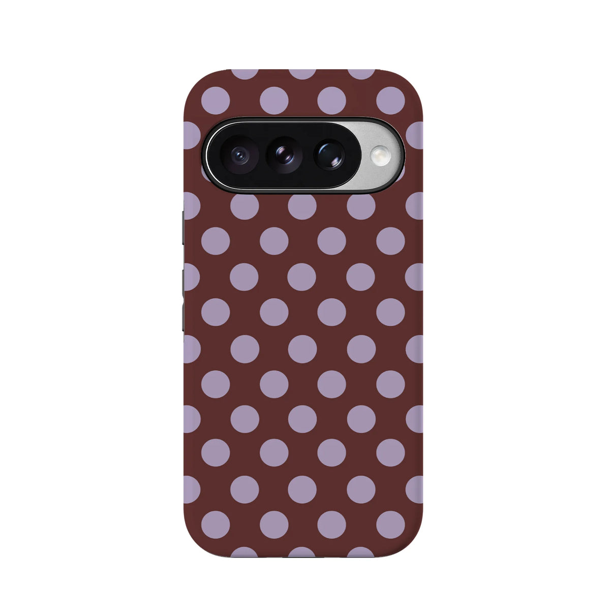 Spotted in SoHo | Burgundy Polka Dot Case