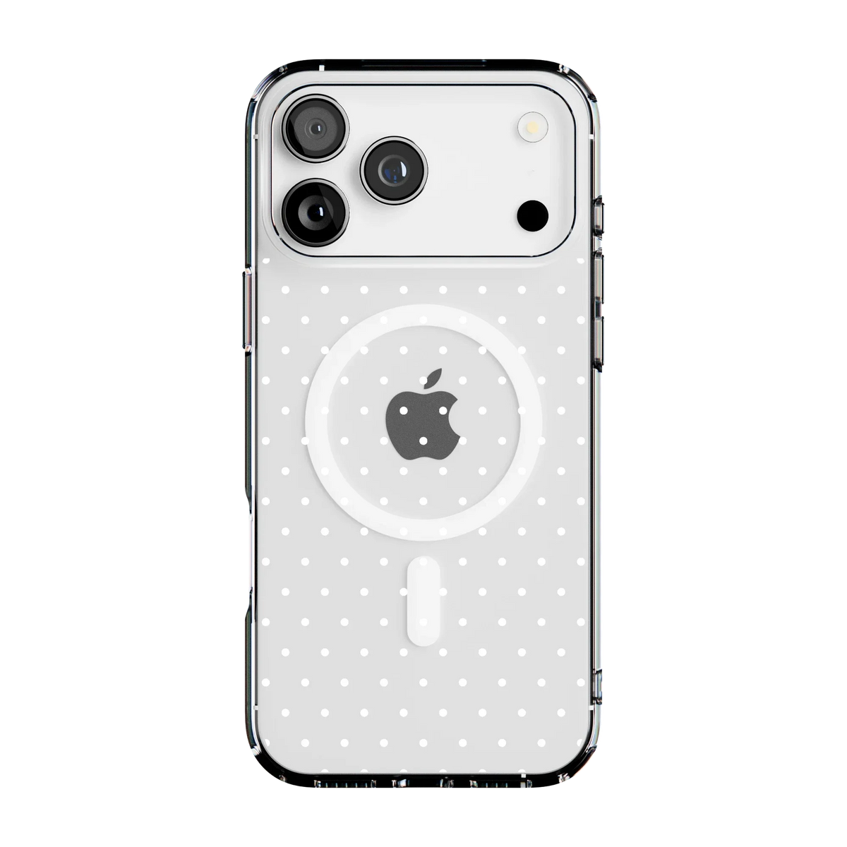 On the Dot | White Polka Dot Case
