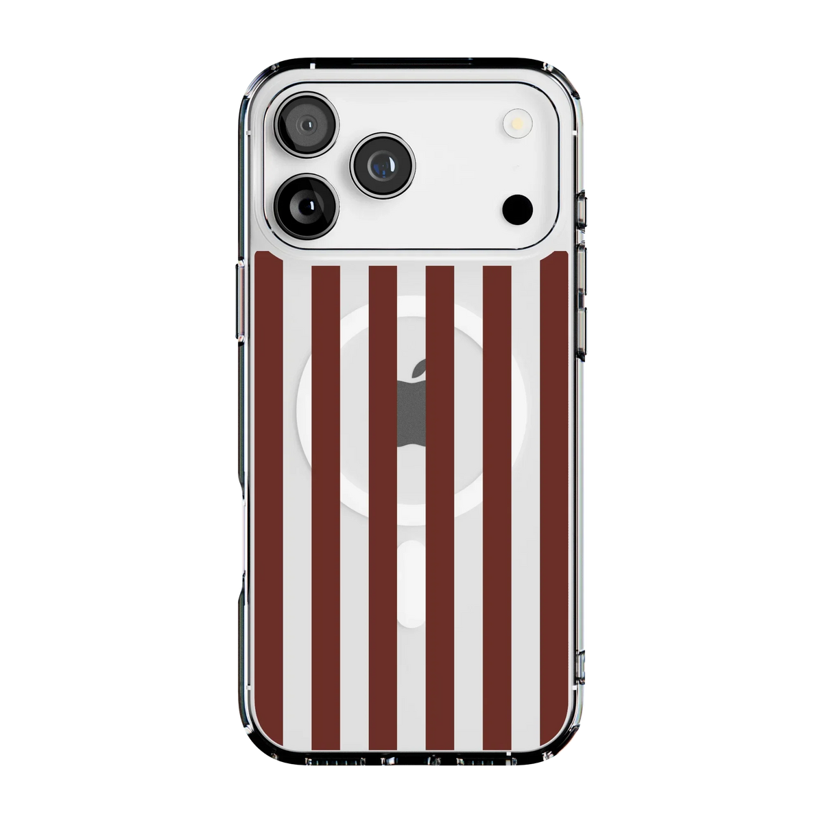 Sunday in Brooklyn | Burgundy Stripes Case