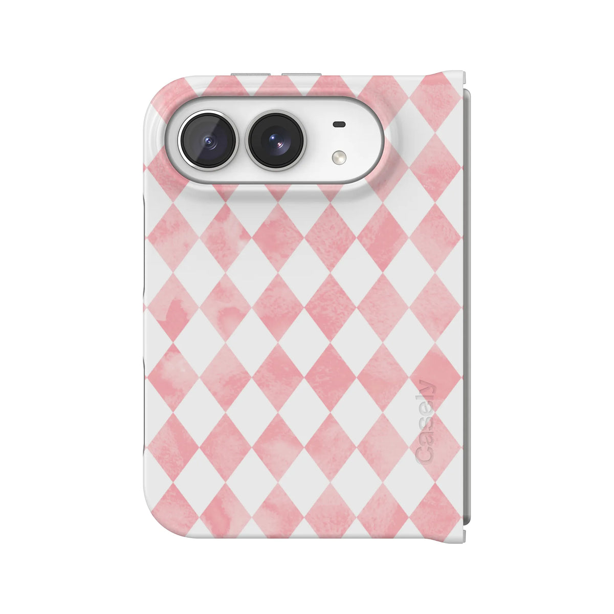 Queen of Diamonds | Pink Watercolor Case