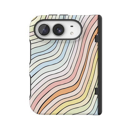 Ride The Wave | Pastel Rainbow Lined Case