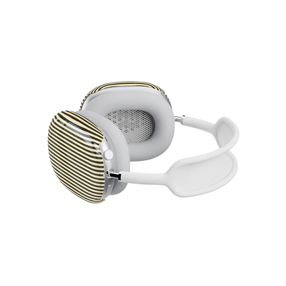 Stripes and the City | Black Pinstripes AirPods Max Case