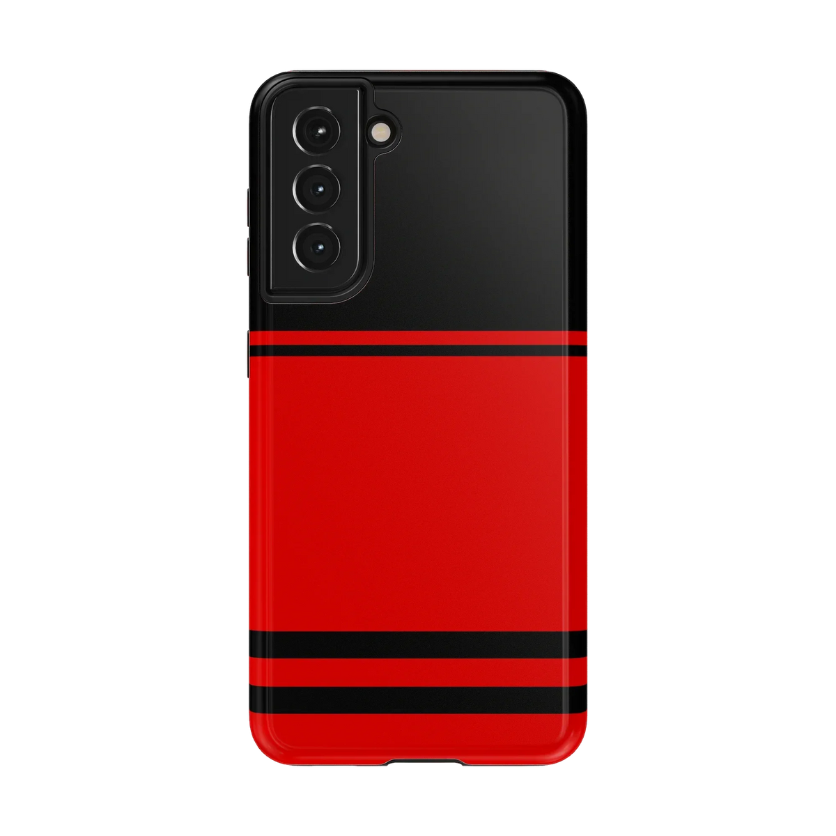 Storm Warning | Black & Red Stripes Case