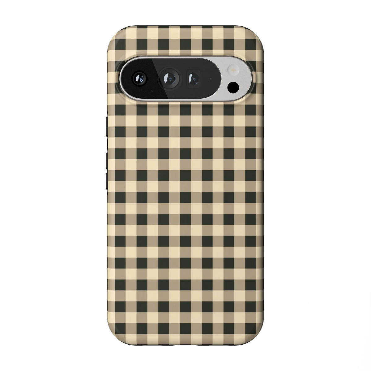 Cedar Lane | Black & Cream Gingham Case